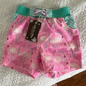 Toddler boy Matilda Jane swim trunks